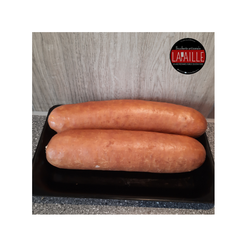 Saucisson pur porc à l'ail (Boucherie artisanle Lapaille)
