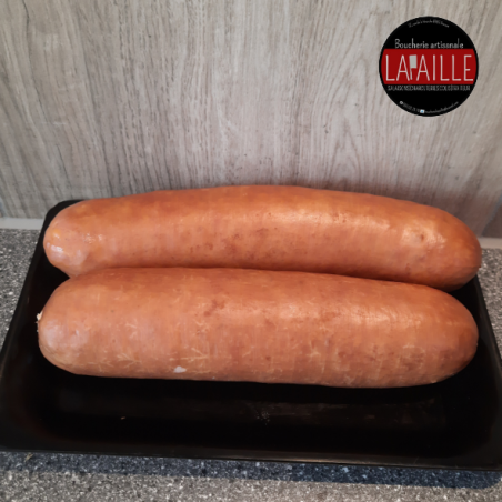 Saucisson pur porc à l'ail (Boucherie artisanle Lapaille)