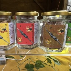 Bonbon au miel- Fraise 125gr