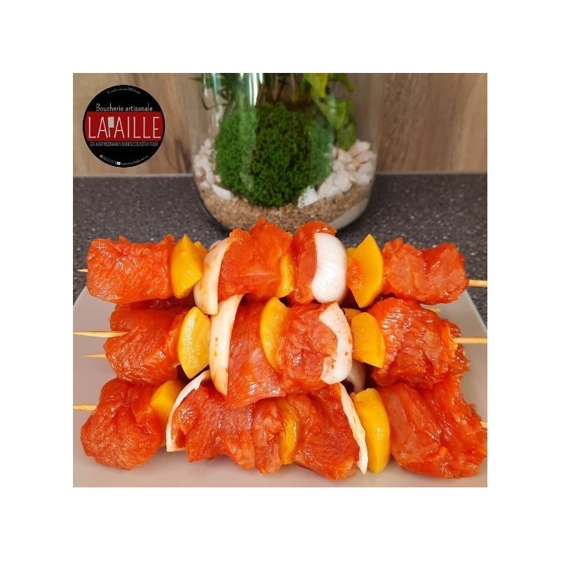 Brochette de poulet aigre doux