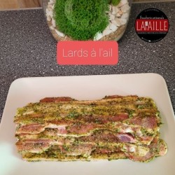 Lard à l'ail (Boucherie Lapaille)