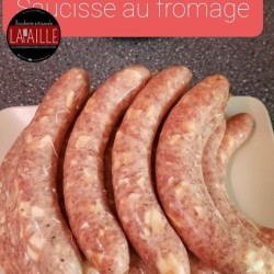 Saucisse au fromage (Boucherie Lapaille)