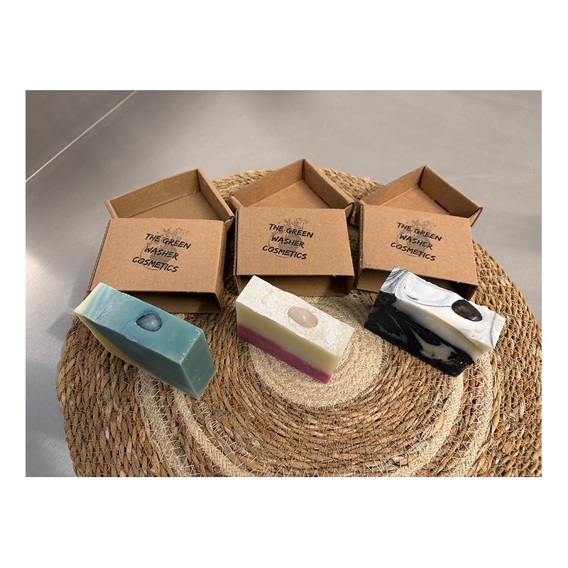 The Green Washer / Le Coffret Énergie – Le Trio Lithothérapie