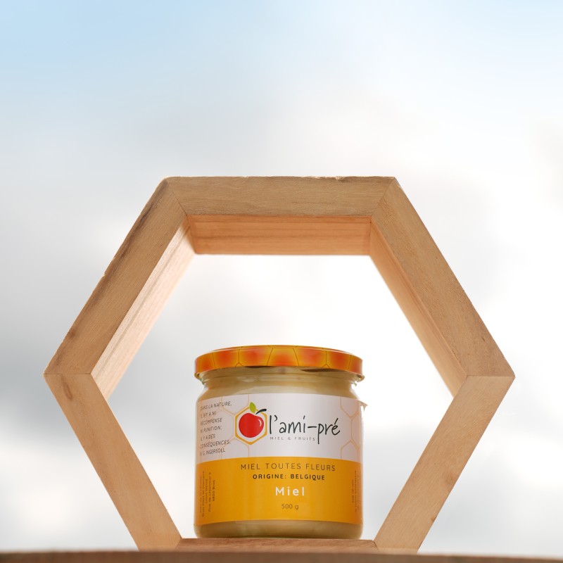Miel de printemps - 1ère récolte - 500g - L'ami-pré