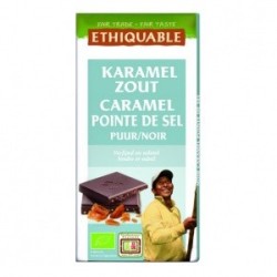 Chocolat BIO Ethiquable dark caramel sel 100g