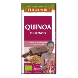Chocolat BIO Ethiquable dark quinoa 100g