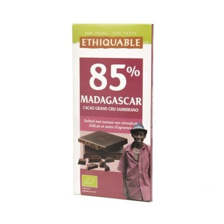 Chocolat BIO Ethiquable dark 85% 100g