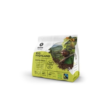 Dosettes café Highland bio 16x7g