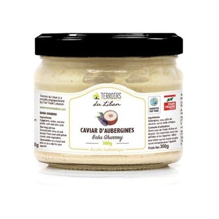 Caviar d'aubergines bio (Liban) 300g