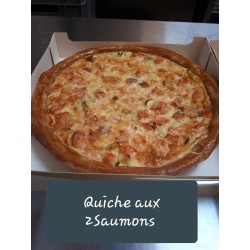 Quiche aux 2 saumons 4 personnes