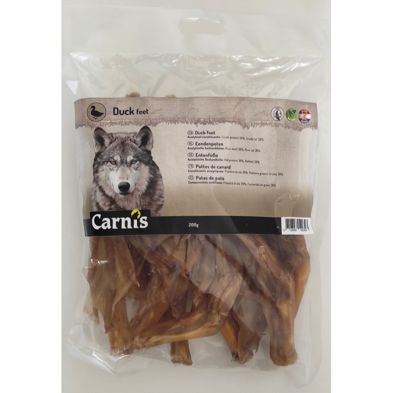 Pattes de canard séchées – 200 gr