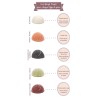 éponge konjac blanche