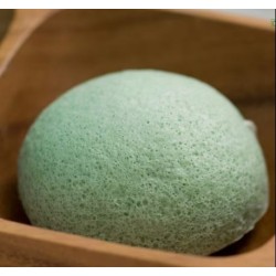 éponge konjac verte