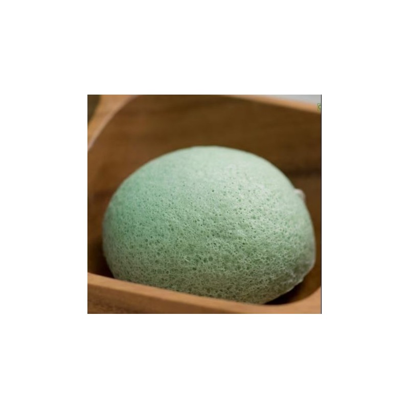 éponge konjac verte