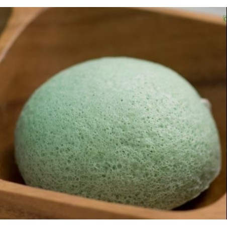 éponge konjac verte
