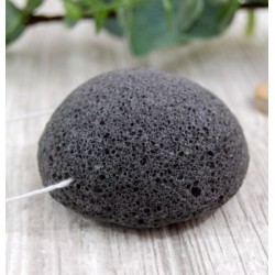 éponge konjac noire