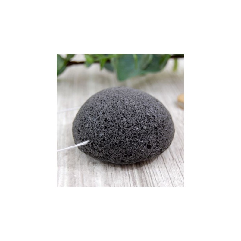 éponge konjac noire