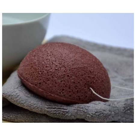 éponge konjac rouge