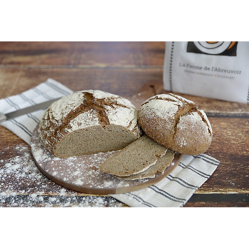 Pain Seigle gris Levain 1kg