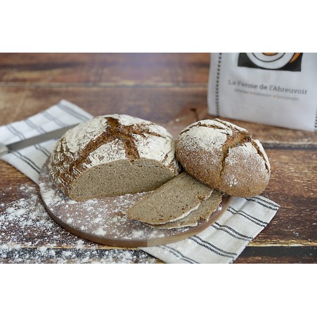 Pain Seigle gris Levain 1kg