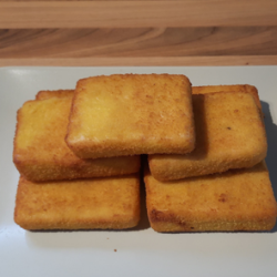 Croquette au fromage de la Ferme du BIjou à Orgeo (goût Bruschetta)
