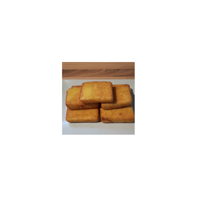 Croquette au fromage de la Ferme du BIjou à Orgeo (goût Bruschetta)