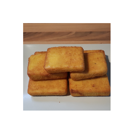 Croquette au fromage de la Ferme du BIjou à Orgeo (goût Bruschetta)