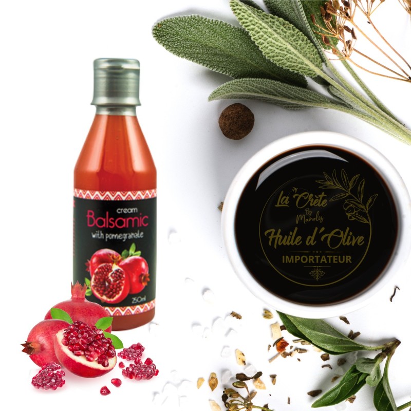 Crème de Vinaigre Balsamique à la Grenade – Une Célébration de Saveurs Enchantées
