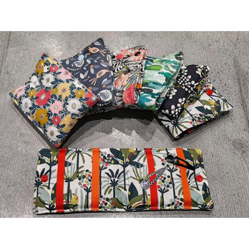 pochette à barrettes