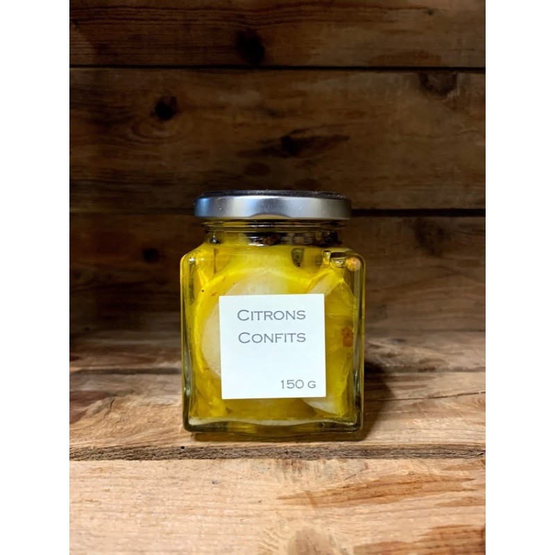 Citrons confits à l'Huile d'Olive 150 g