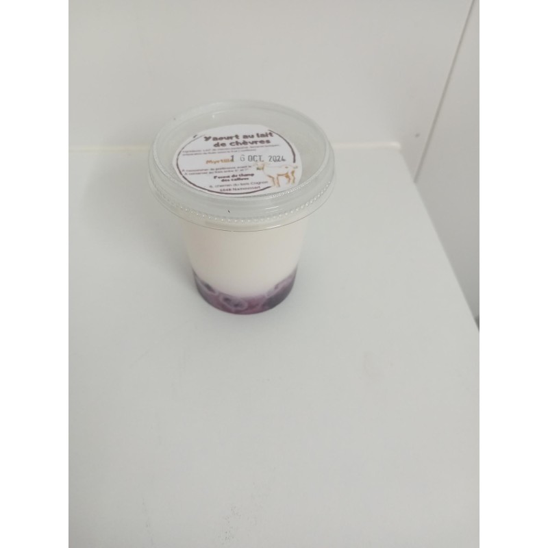 Yaourt myrtille