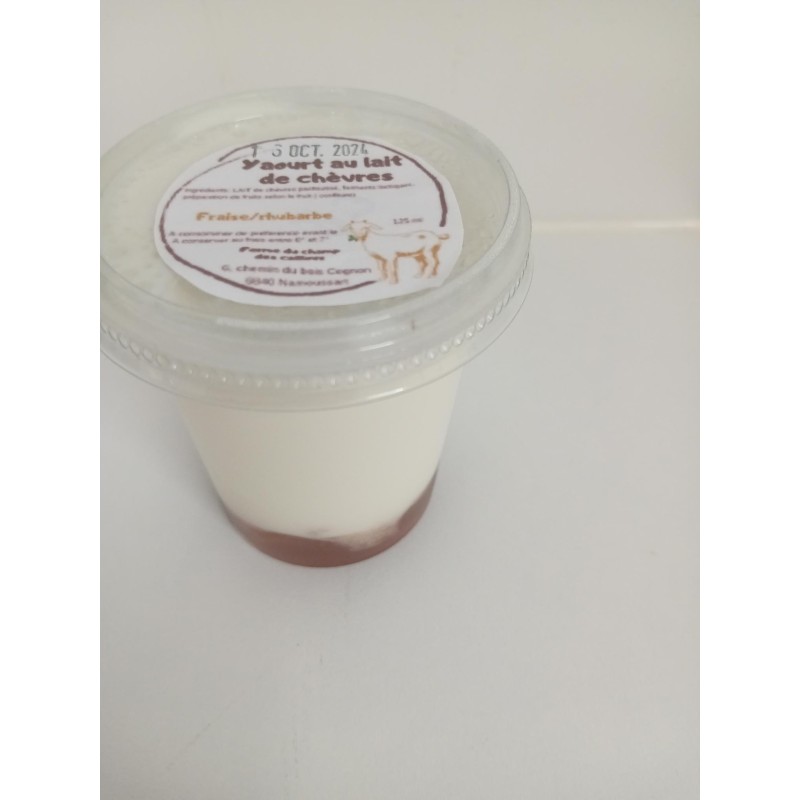 Yaourt fraise/rhubarbe