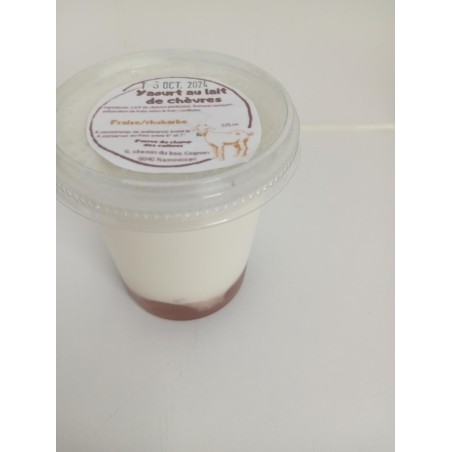 Yaourt fraise/rhubarbe