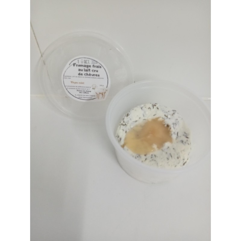 Fromage frais thym miel