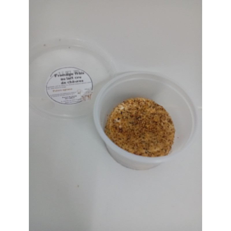 Fromage frais saveur poivre agrume