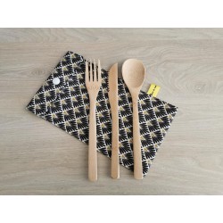 Set en bambou + pochette