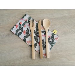 Set en bambou + pochette