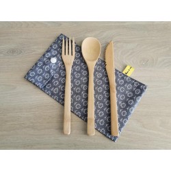 Set en bambou + pochette