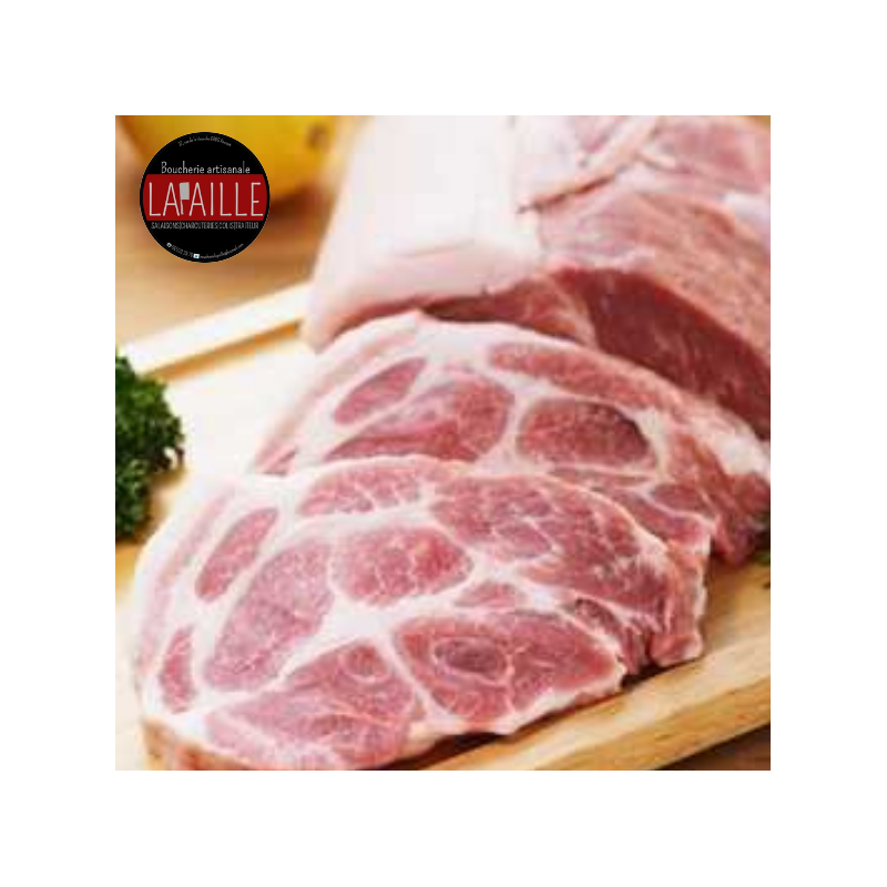 Côte de porc au spiringue (Boucherie artisanle Lapaille)