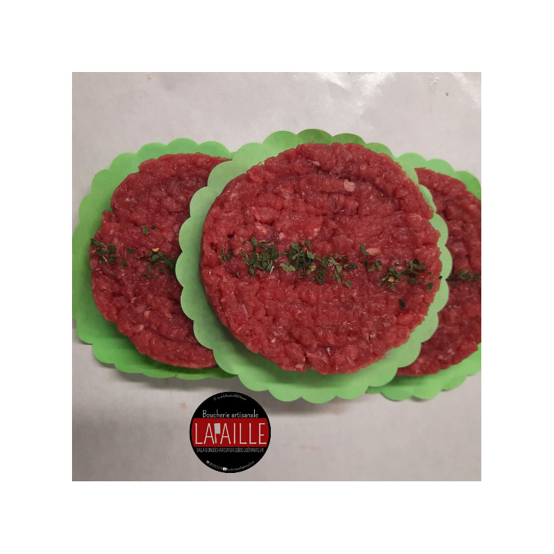 Steack haché pur boeuf (Boucherie artisanle Lapaille)