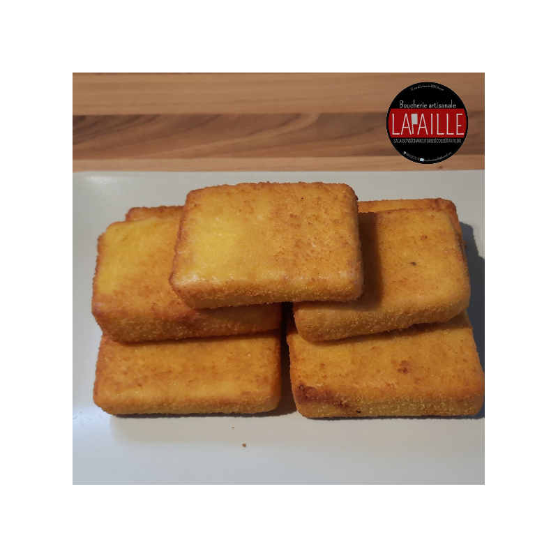 Croquette au fromage de la Ferme du BIjou à Orgeo - goût Bruschetta (Boucherie artisanle Lapaille)