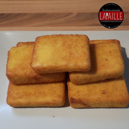 Croquette au fromage de la Ferme du BIjou à Orgeo - goût Bruschetta (Boucherie artisanle Lapaille)